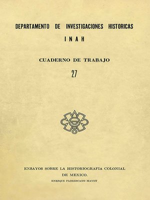 cover image of Ensayos sobre la historiografía colonial de México